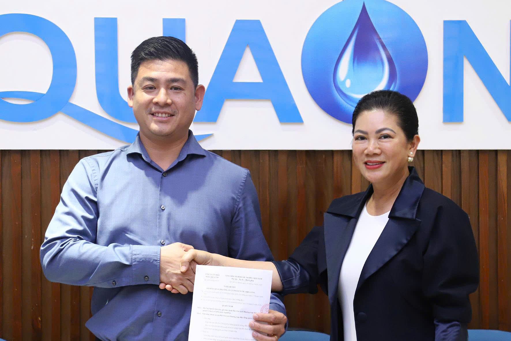 AQUAONE CÔNG BỐ QUYẾT ĐỊNH BỔ NHIỆM PHÓ CHỦ TỊCH THƯỜNG TRỰC HỘI ĐỒNG QUẢN TRỊ