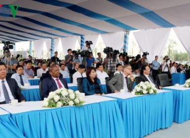 (Theo VOV) Khánh thành giai đoạn 1 nhà máy nước sạch lớn nhất miền Bắc