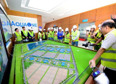 (Theo Báo Xây dựng) Dự án Nhà máy Nước mặt Sông Đuống về đích toàn giai đoạn 1 sớm 16 tháng