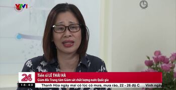 Aquaone Hanoi Reporter Actively control the quality of domestic water CD24h Evening 191025