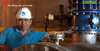 Close-up of the water plant worth 5,000 billion VND, the largest scale in the North Dan Tri newspaper