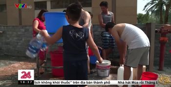 Report on the inadequacy of water supply in Dan Phuong district, Hanoi CD24h Evening 190526