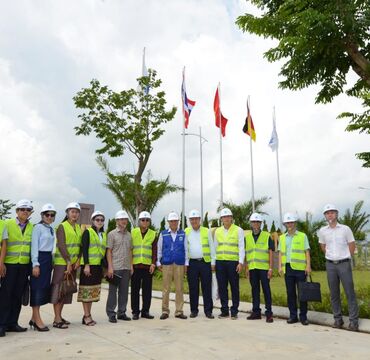 (September 11th, 2019) Welcoming Laos Inspectors on a visit to Duong River Water Treatment Plant