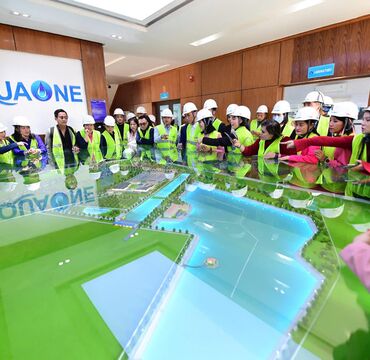 Hơn 60 CEO đến từ tổ chức JCI Việt Nam đến tham quan và trải nghiệm thực tế tại Nhà máy Nước mặt Sông Đuống