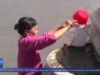 Current affairs of the 8968th century Lack of water for daily life, the people of Long An struggled HD