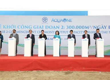 (Theo Thủ đô Hà Nội) Khánh thành Nhà máy nước sạch lớn nhất miền Bắc