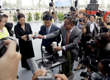 (Theo Giáo dục TPHCM) Nhà máy nước mặt sông Đuống đi vào hoạt động giai đoạn 1