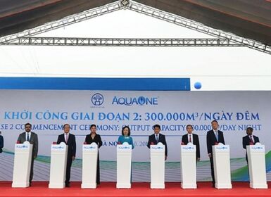 (Theo Thương gia) Hà Nội: Khánh thành Nhà máy nước sạch lớn nhất miền Bắc