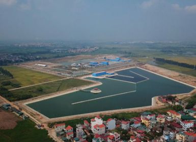 (Theo Công lý) Nhà máy nước mặt sông Đuống chính thức được đưa vào hoạt động