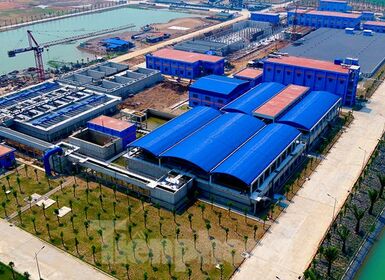 (Theo Tiền phong) Cận cảnh nhà máy nước sạch lớn nhất Hà Nội có thể uống tại vòi