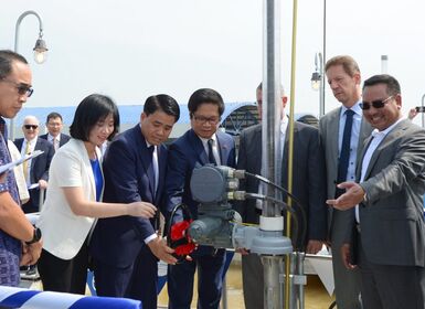 Stage 1 Inauguaration of Song Duong Water Treatment Plant (300,000m3/day/night