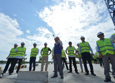 (August 8th, 2019) Duong River Water Treatment Plant welcomes the Delegation from Ung Hoa district, Hanoi