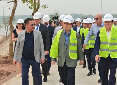 (March 14th, 2019) Party Secretary of Hanoi paid a visit to Duong River Water Treatment Plant