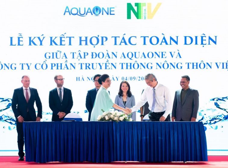 (September 4th, 2019) Aquaone Group signs the cooperation agreements with strategic partners
