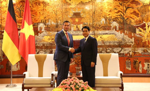 (Theo VOV) Hanoi welcomes German investment: municipal leader