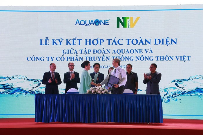 (Theo Nông thôn Việt) Tập đoàn AquaOne ký kết hợp tác với các đối tác chiến lược